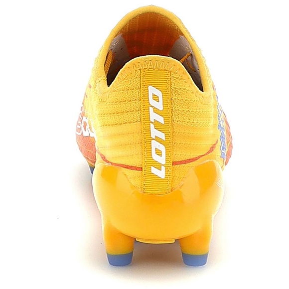 Lotto Solista 200 IX FG Soccer Cleats Ray Yellow Melon Orange Men 10/Women11 NWT